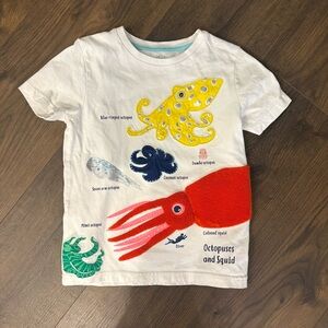 Mini Boden Kids Ocean Shirt Size 6-7Y